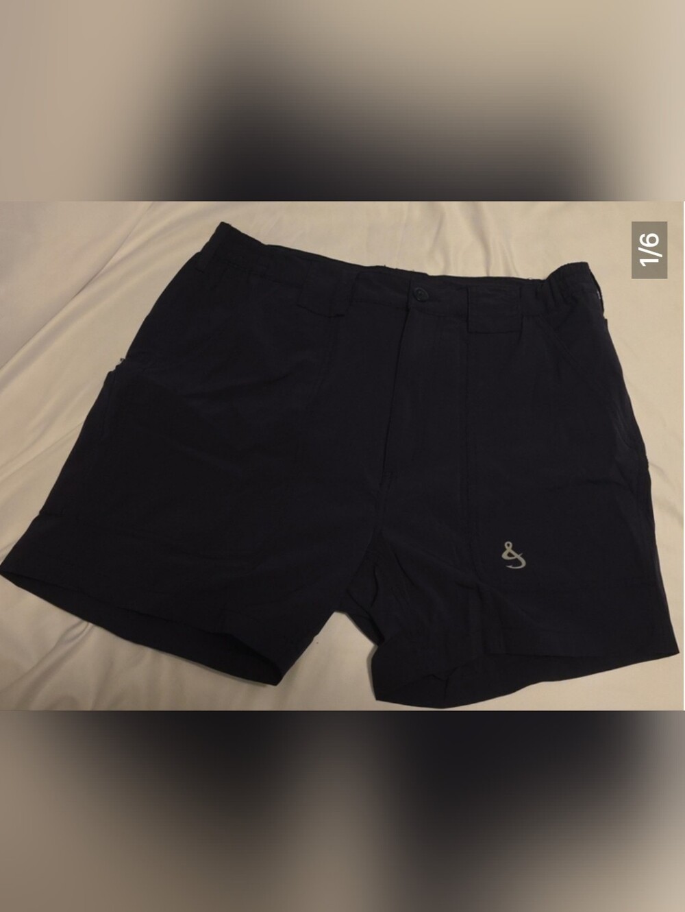 Hook And Tackle Men's Black Quick Dry Shorts Size 36